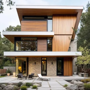 Vertical Symphony Amongst Modern Pines
