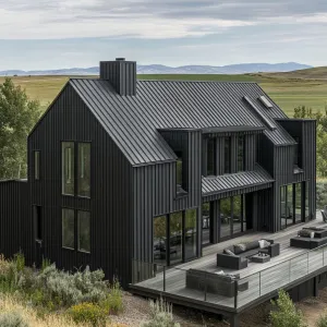 Midnight Elegance: A Countryside Crib