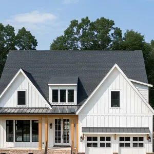 Welcoming White Cottage with Modern Garage