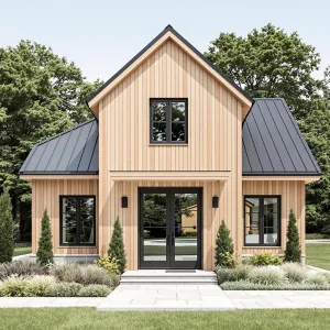 Rustic Chic: A Scandinavian Refuge