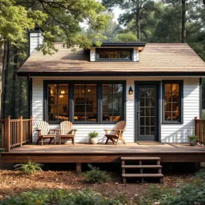 Quaint Cabin Between the Trees