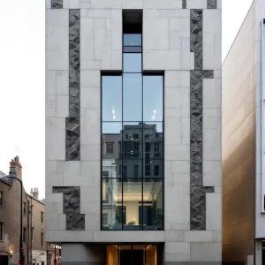 Urban Monolith Marvel with Stone Veins
