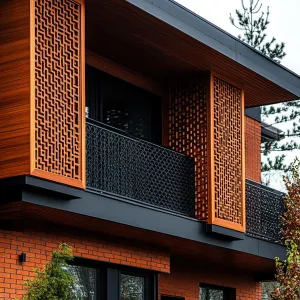 Architectural Wonder with Brick Flair