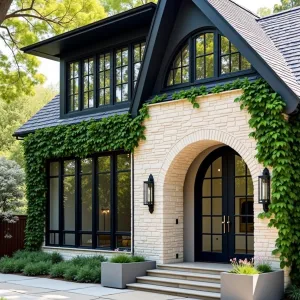 Lush Ivy-Covered Stone Sanctuary