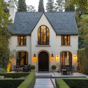 Cozy Cottage with Arched Elegance