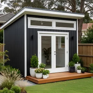 The Snazzy Shed: Your Backyard Getaway