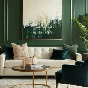 Emerald Oasis in Modern Comfort