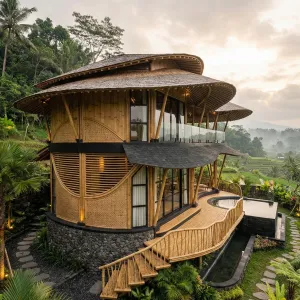 Crescent Deck Bamboo Valley Nest