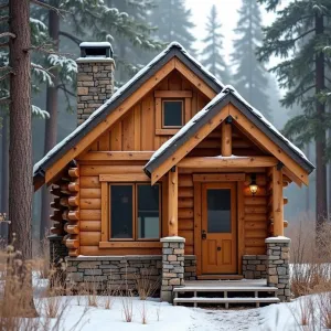 Charming Winter Cabin Retreat