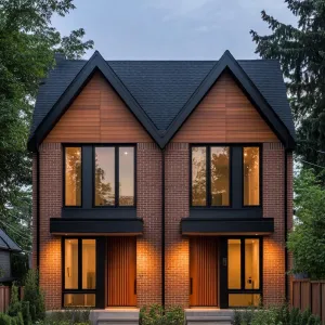 Brick Bliss: A Twin Terrace Triumph
