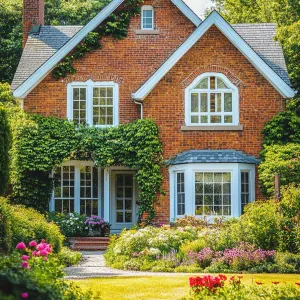 Charming Brick Abode with Ivy Delight