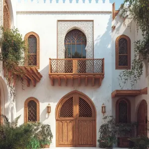 Whimsical Woodwork in Sunlit Abode