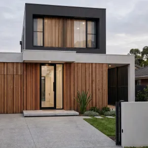 Timber Frame Urban Courtyard Portal