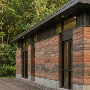 Woodland Striated Earth House