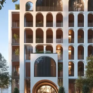 A Symphony of Arches in Modern Architecture