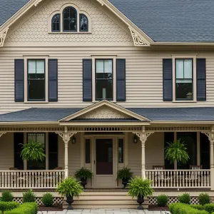 Victorian Magic with Ferns and Fancy Trims