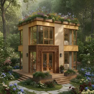 Petals and Panes: A Floral Fantasy Cottage