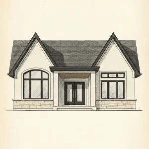 Clean Gabled Courtyard Cottage Retreat