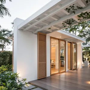 Sunset Serenity at a Modern Florida Retreat