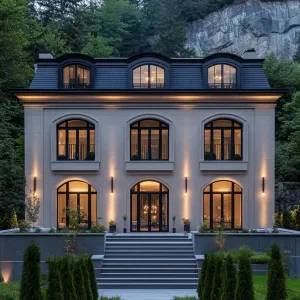 Chic Neoclassical Escape in the Pines