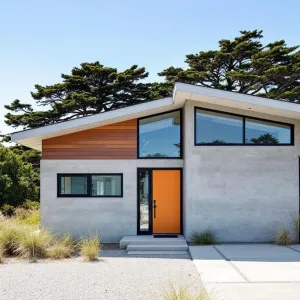 Mid-Century Magic: Bright Doors and Breezy Shores