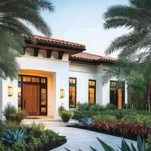 Spanish Bungalow: Palm Paradise Perfection