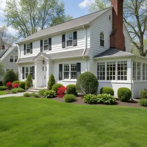 Gambrel Classic With Brick Hearth