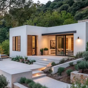 Hillside Hideaway: A Sun-Drenched Cube