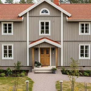 Timeless Nordic Nook with a Splash of Terracotta