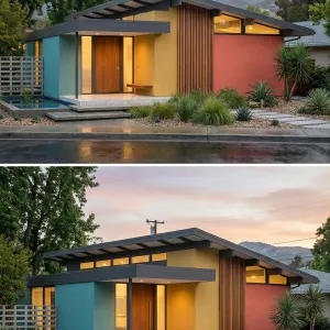 Papaya Prism Poolside Pavilion