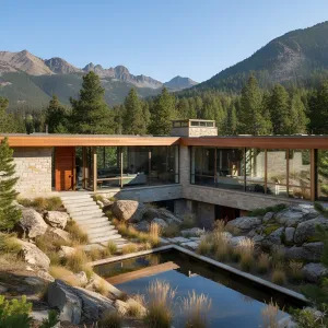Suspended Serenity: A Modern Hillside Dream