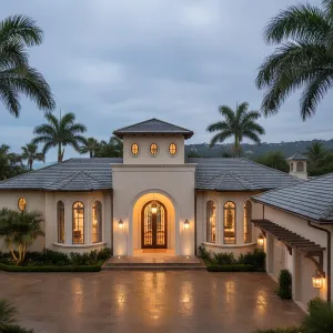 Lantern-Lit Archway Palm Court Villa