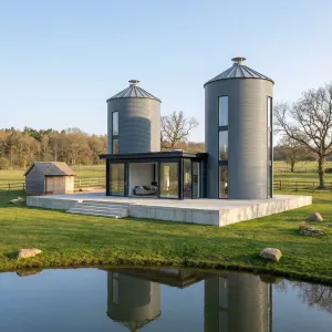 Twin Silos Lakeside Modern Haven