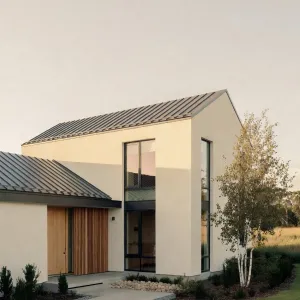 Warm Minimal Gabled Retreat