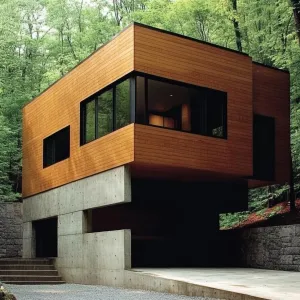 Floating Box in the Forest