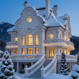 Snowdrift Baroque Lantern Villa