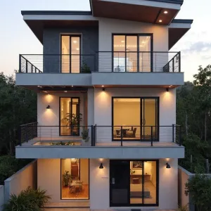 Cantilever Calm, Concrete And Glow