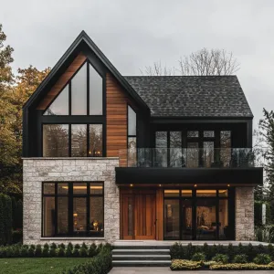Gabled Majesty: A Rustic Marvel