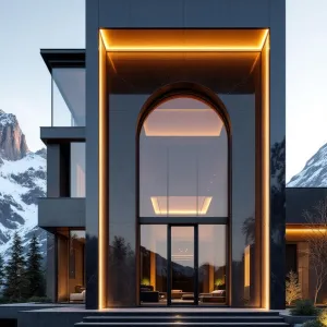 Majestic Portal of Evening Radiance