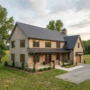 Stonebase Homestead Barndo With Metal Roof