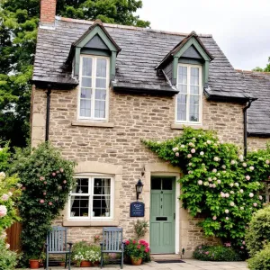 Quaint Cottage with Posy Perfection