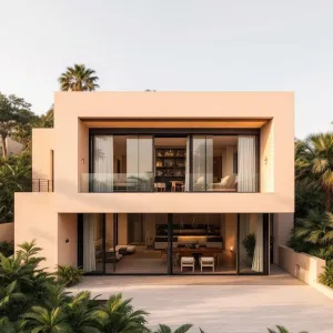 Contemporary Beach Cube Haven