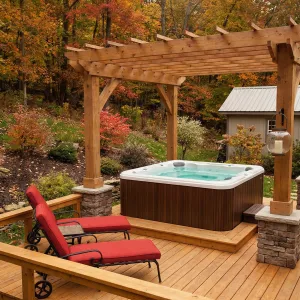 Autumn Timber Hot Tub Lookout