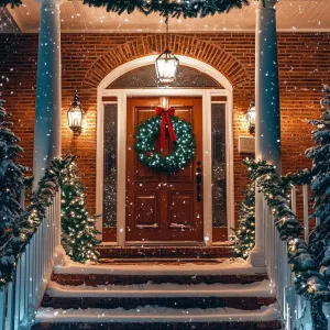 Preview of A Holiday Home Decked in Festive Finery