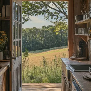 Open Door to Rustic Bliss