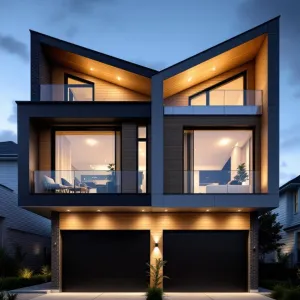 Double Glazed Glamour: A Modern Marvel in Duplex Design