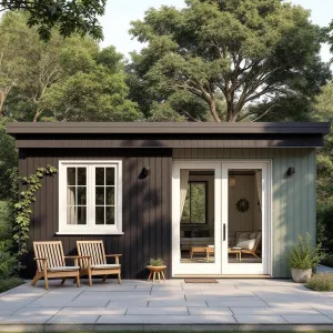 Modish Matchbox Nestled in Nature