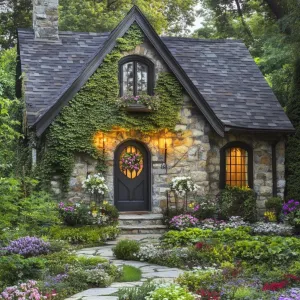 Charming Storybook Cottage in Bloom