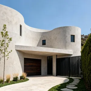 Soft Sculpted Canyon Residence