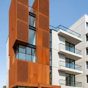 Perforated Ember Stack Townhouse